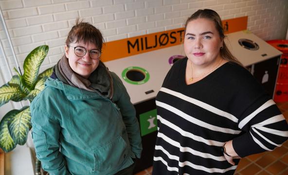 Kristin Marie Singstad Knutssøn og Hanna Mary Pettersen