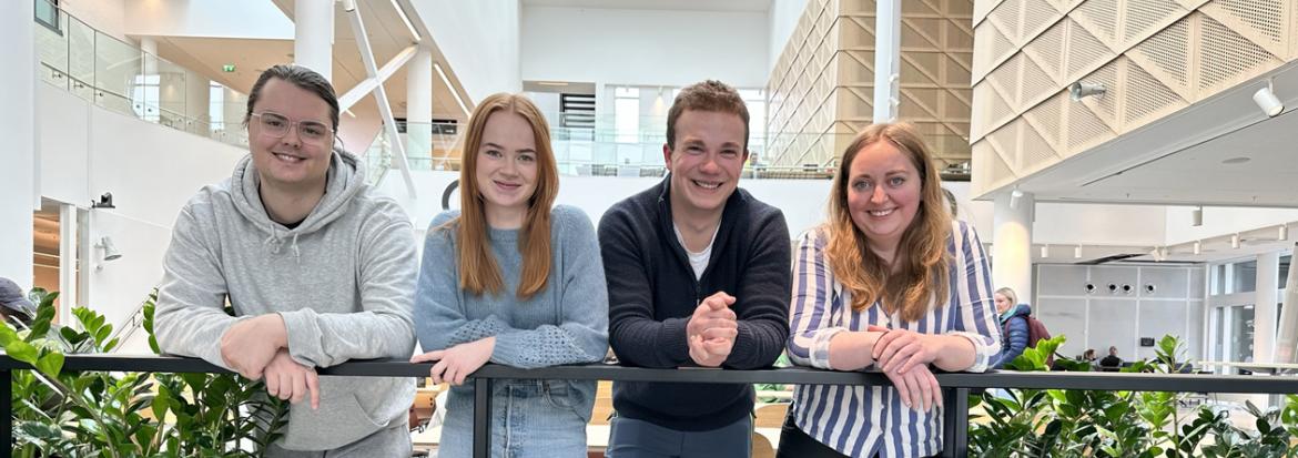 Fire studenter i Innocamp