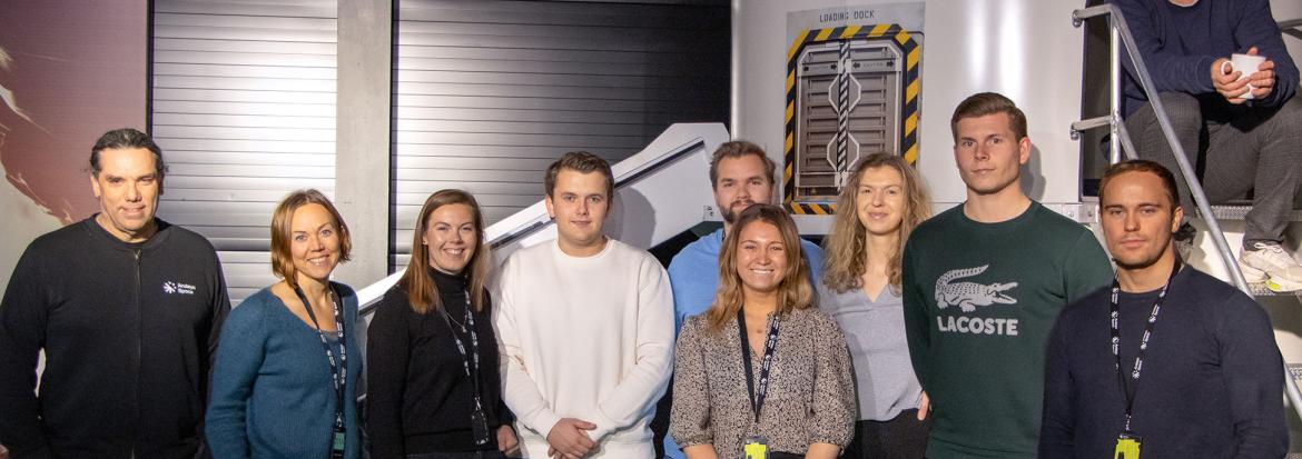 Studenter på ekskursjon på Andøya Space