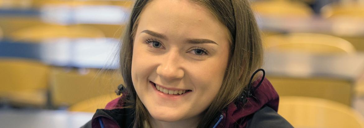 Grunnskolelærerstudent Andrea Olava Almås Simonsen.