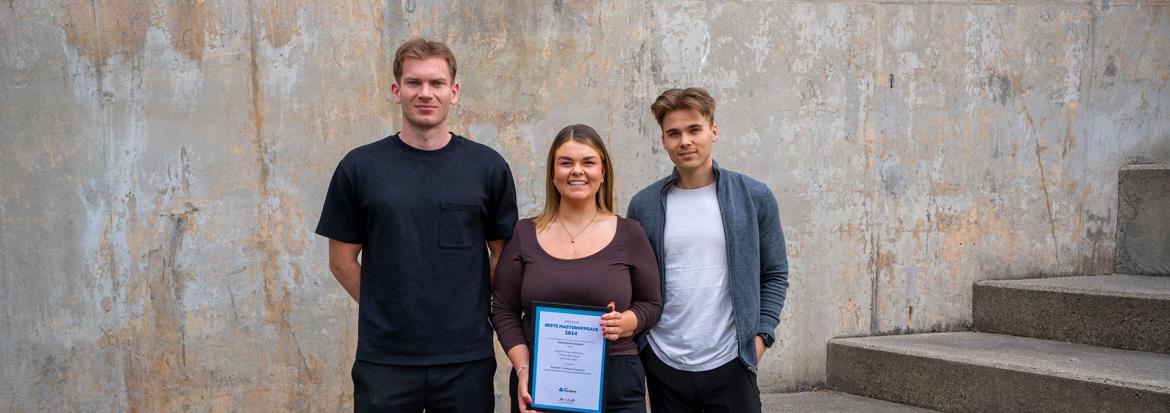 Vinnere av beste masteroppgave HHN 2024