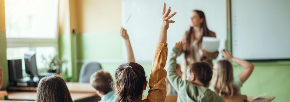 Elever i et klasserom