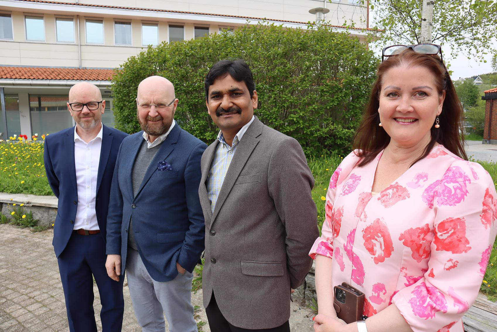 Fire glade ansatte på Nord universitet