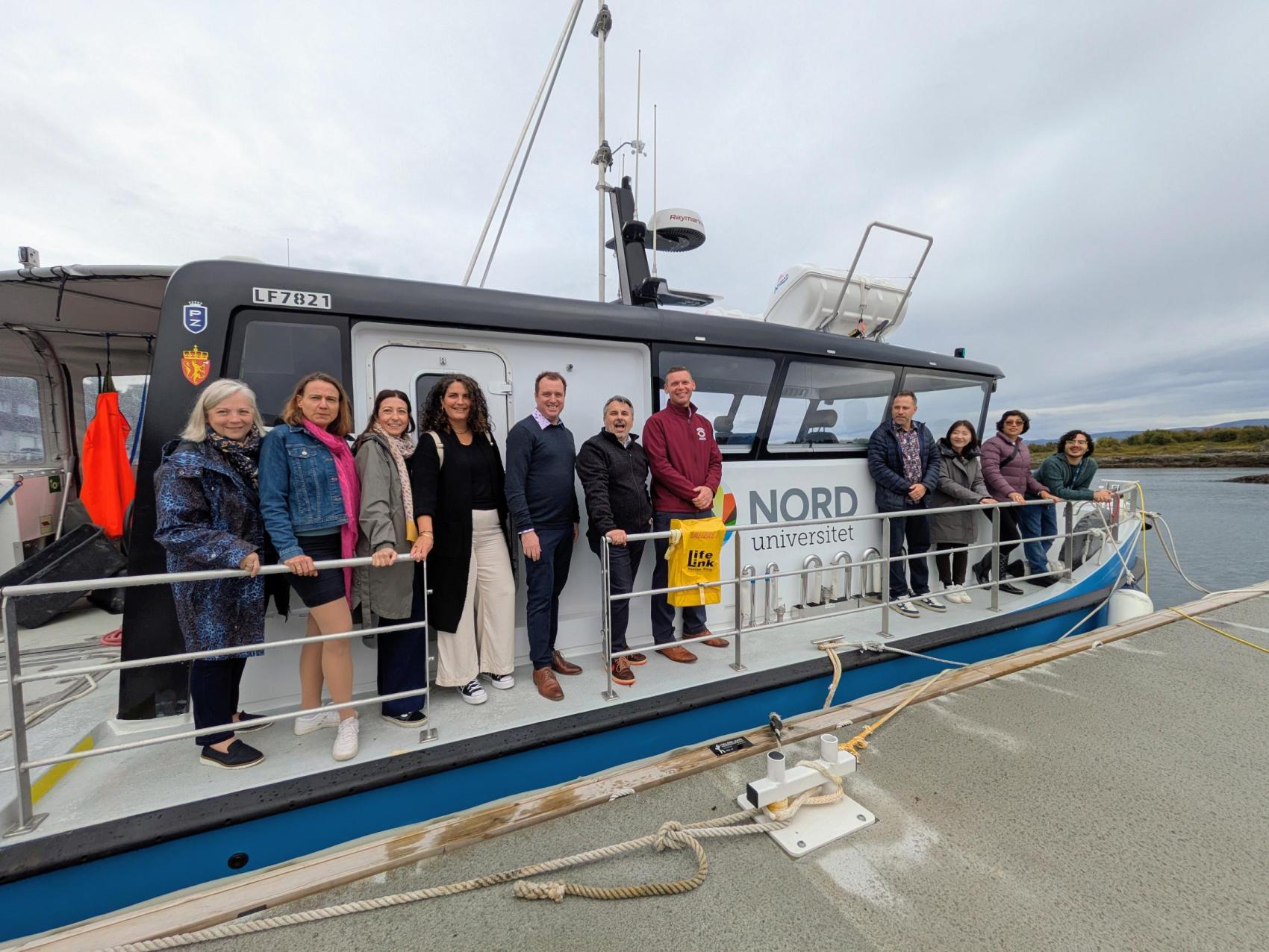 Partnere får lære om Nord universitet og Bodø.